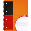 Oxford, Zápisník International Filingbook, A4+, 100 listů, linkovaný, oranžová