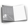 Oxford, Záznamní kniha Smart Black, A4, 96 listů, linkovaný, černá
