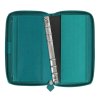 Filofax, Diář Saffiano Zip, osobní compact (Barva červená)