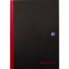 Oxford, Záznamní kniha Black n´ Red, A4, 96 listů, černá (Provedení linkovaný)