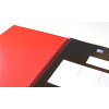 Oxford, Zápisník Black n´ Red Notebook, 70 listů, linkovaný, černá (Velikost A4)
