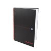 Oxford, Zápisník Black n´ Red Notebook, 70 listů, linkovaný, černá (Velikost A4)