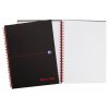 Oxford, Zápisník Black n´ Red Notebook, 70 listů, linkovaný, černá (Velikost A4)