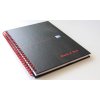 Oxford, Zápisník Black n´ Red Notebook, 70 listů, čtverečkovaný, černá (Velikost A4)