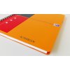 Oxford, Zápisník International Activebook, 80 listů, linkovaný, oranžová (Velikost A4+)