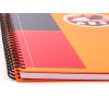 Oxford, Zápisník International Activebook, 80 listů, linkovaný, oranžová (Velikost A4+)