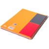 Oxford, Zápisník International Activebook, 80 listů, linkovaný, oranžová (Velikost A4+)