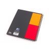 Oxford, Zápisník International Activebook, 80 listů, čtverečkovaný, šedá (Velikost A4+)