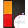 Oxford, Zápisník International Activebook, 80 listů, čtverečkovaný, šedá (Velikost A4+)