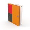Oxford, Zápisník International Notebook, 80 listů, linkovaný, oranžová (Velikost A4+)