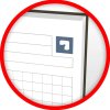 Oxford, Zápisník International Notebook, 80 listů, čtverečkovaný, šedá (Velikost A4+)