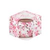 Emocio Sklo Dekor Pink Flower, vonná svíčka 70x62 mm