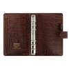 Filofax, Diář Classic Croc, osobní (Barva kaštanová)