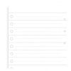 Filofax, Seznam úkolů pro Clipbook, bílá (Velikost osobní)