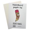 nacrtkovy papir a4 500 listu