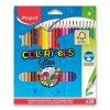 Pastelky Maped Color'Peps, trojhranné, 24 barev