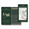 Grafitová tužka Faber-Castell Castell 9000 Design set 12 ks, plechová krabička