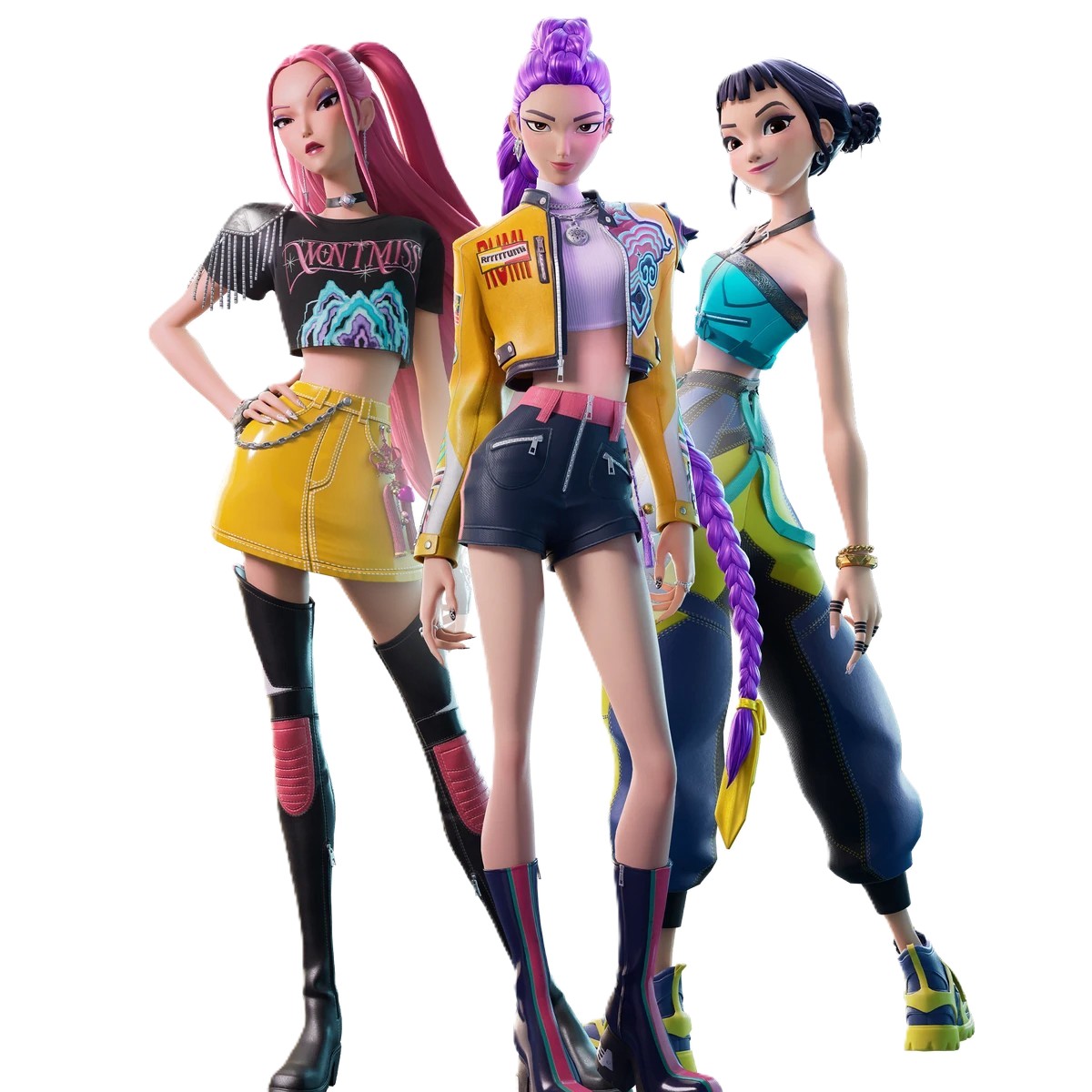 K-Pop Demon Hunters HUNTR/X – Rumi, Mira a Zoey