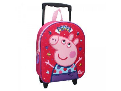 3D TROLLEY BATOH PEPPA PIG (Velikost uni)
