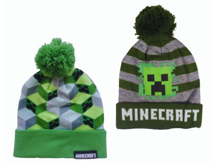 BOX 20 KS ČEPICE  MINECRAFT (Velikost box 20 ks)