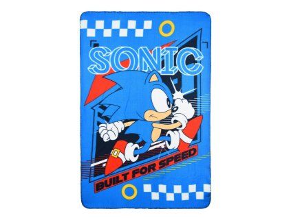 FLÍSOVÁ DEKA  SONIC (Velikost uni)
