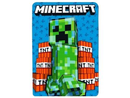 FLÍSOVÁ DEKA MINECRAFT (Velikost uni)