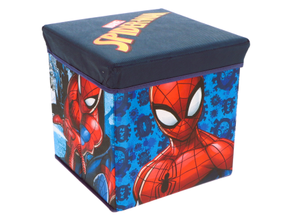 TABURET S ÚLOŽNÝM PROSTOREM SPIDERMAN (Velikost uni)
