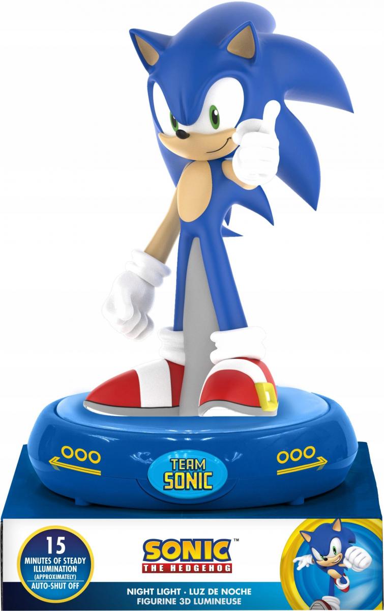 3D NOČNÍ LAMPIČKA SONIC, uni