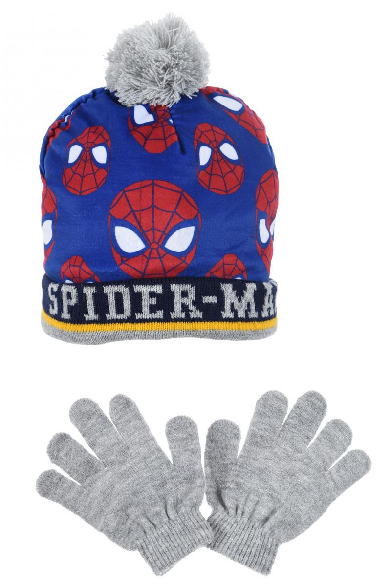 ČEPICE A RUKAVICE SPIDERMAN, 54