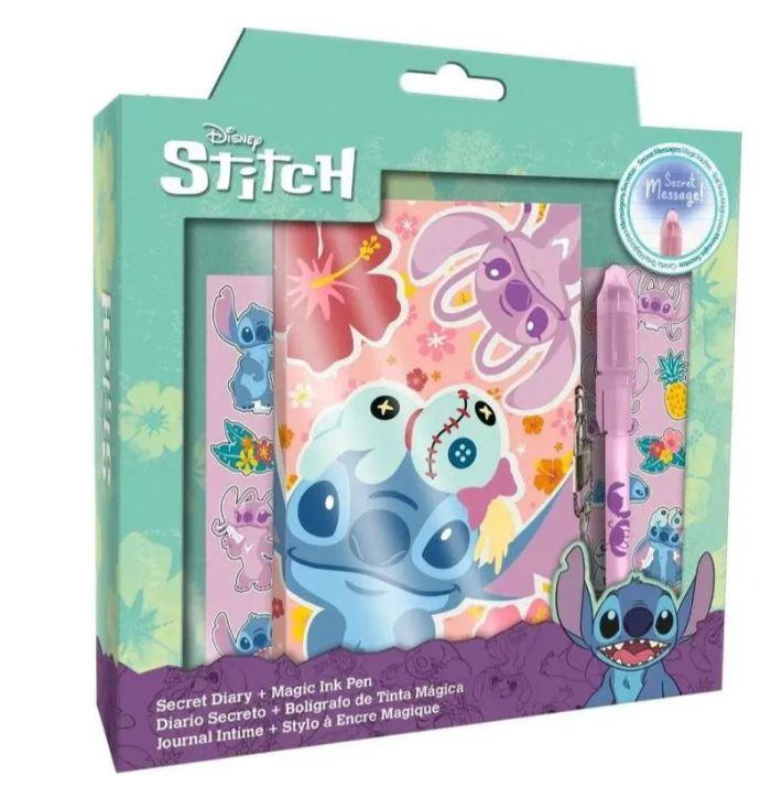 DÁRKOVÁ SADA TAJNÉ PERO, NOTES A SAMOLEPKY LILO A STITCH, uni