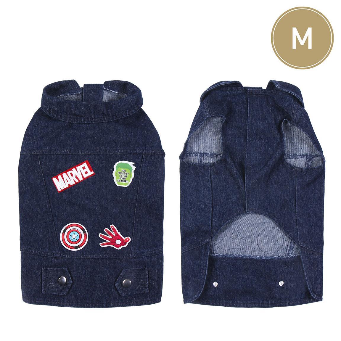 DŽÍNOVÝ OBLEČEK PRO PSA MARVEL M, M