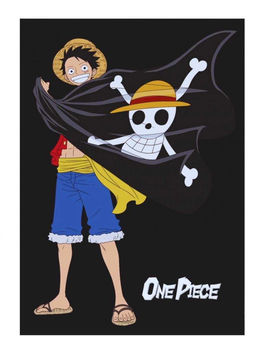FLÍSOVÁ DEKA  ONE PIECE, uni