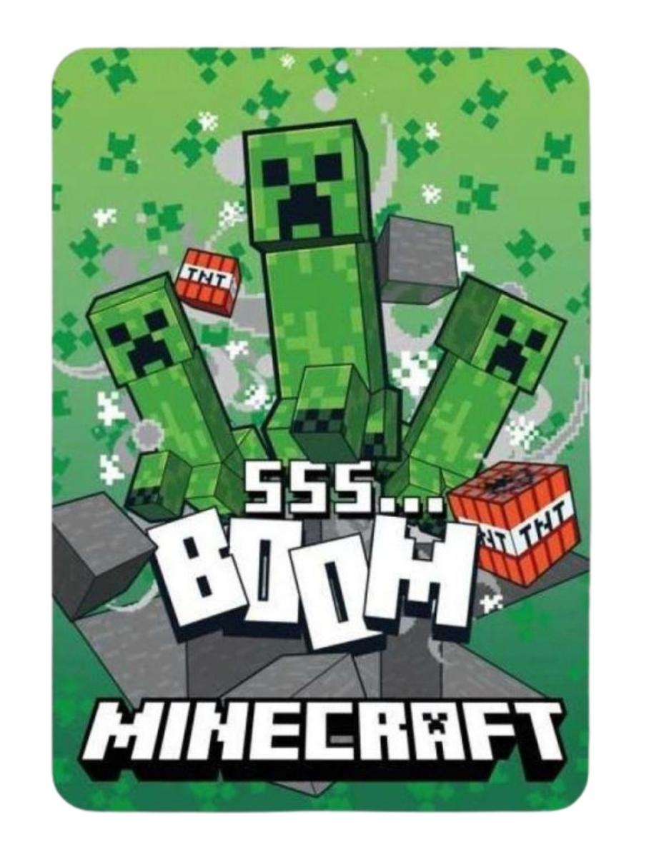 FLÍSOVÁ DEKA MINECRAFT, uni