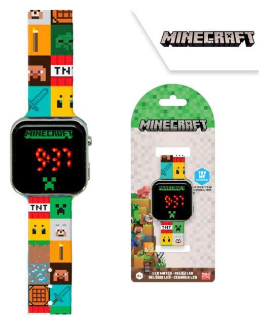 Led hodinky Minecraft
