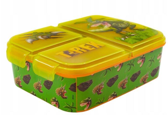 Vícekomorový box na svačinu T-Rex