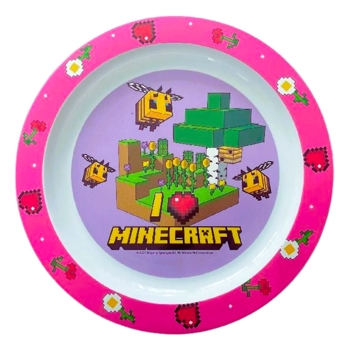 PLASTOVÝ TALÍŘ MINECRAFT, uni