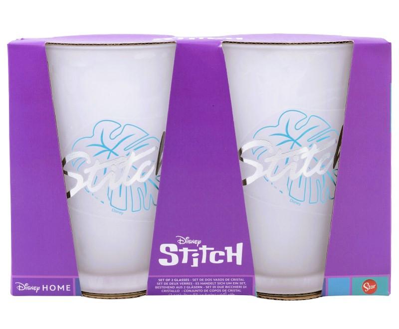 SADA 2 KS SKLENIČKY LILO A STITCH, uni