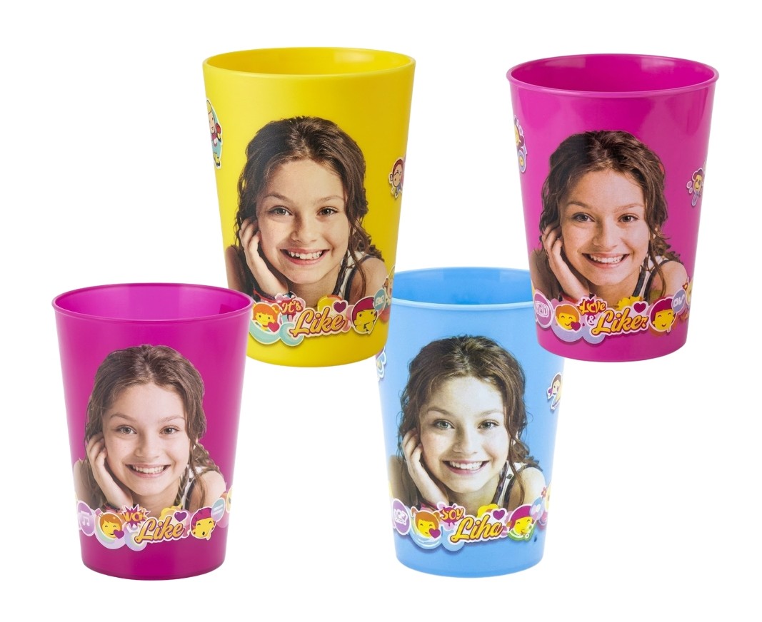 SADA 4 KS PLASTOVÝ KELÍMEK SOY LUNA, uni