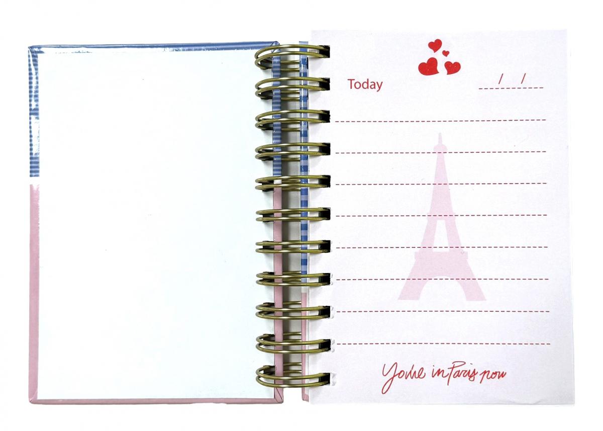 SPIRÁLOVÝ NOTES EMILY IN PARIS, uni