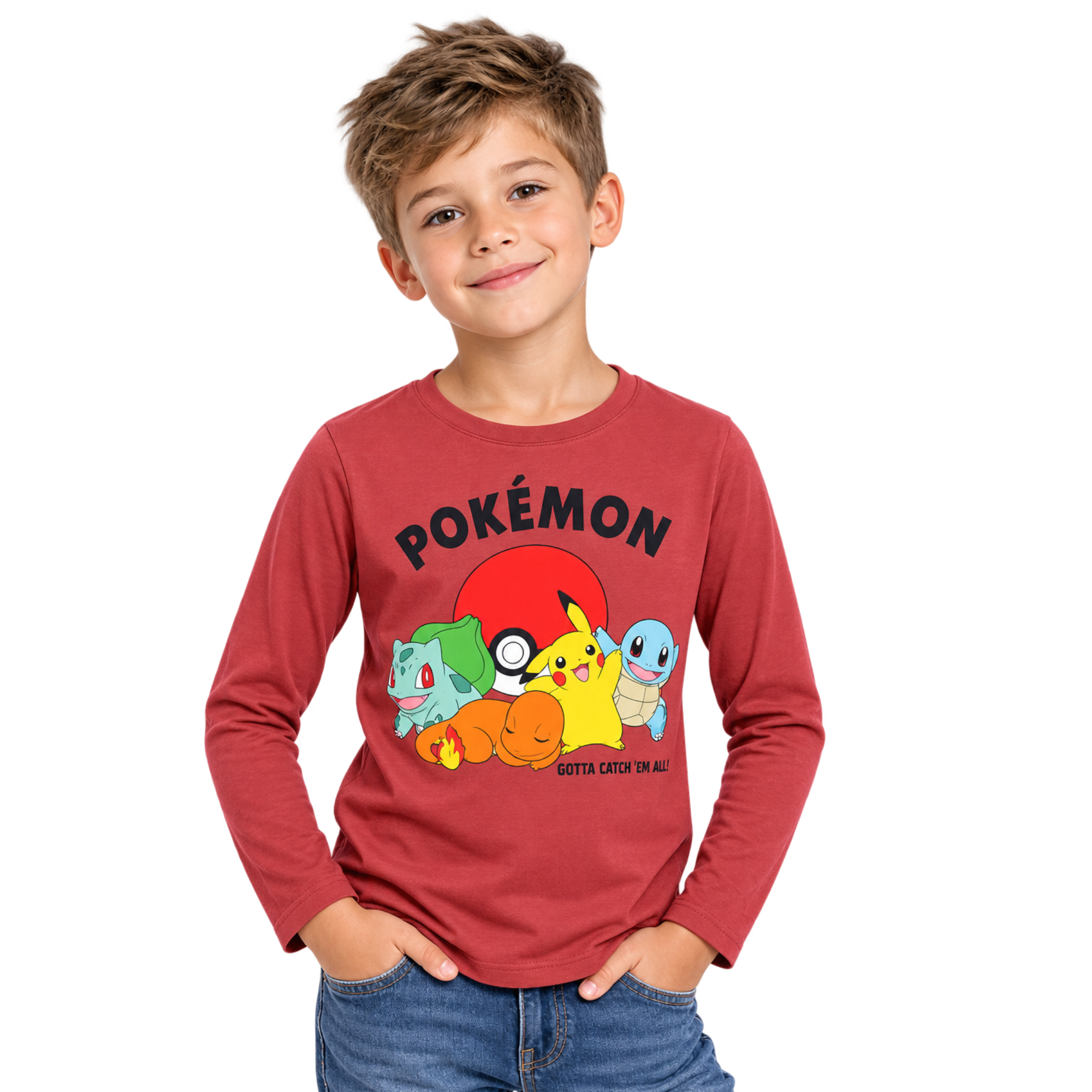 Triko Pokémon – okrové