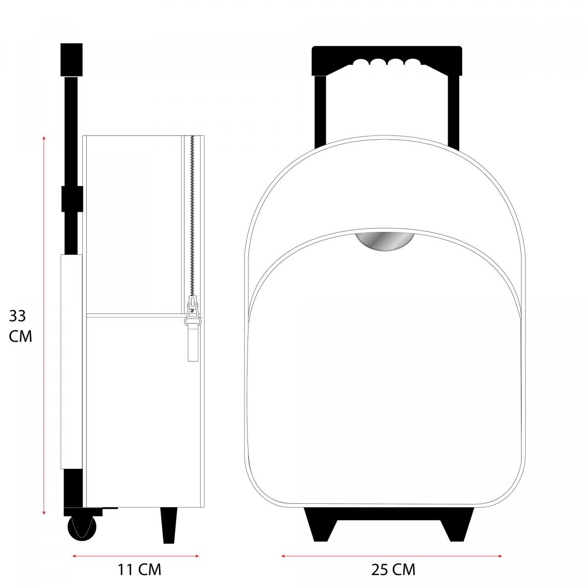 TROLLEY BATOH BLUEY, uni