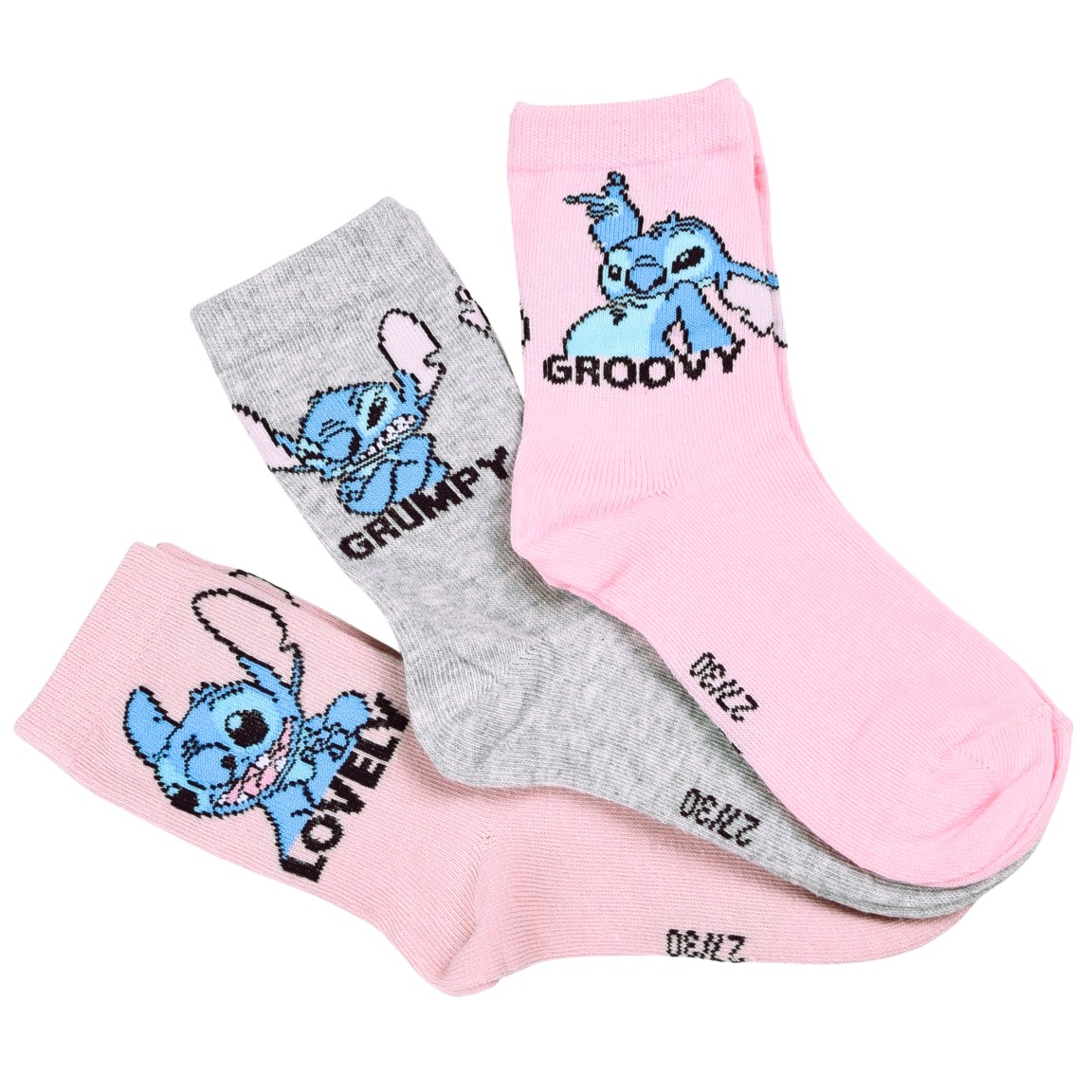 SADA 3 KS PONOŽEK LILO A STITCH