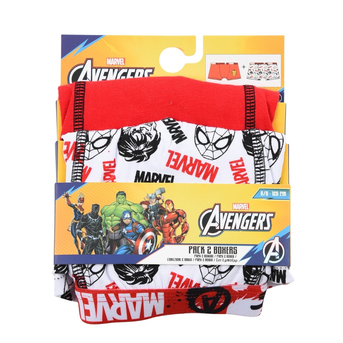 DUOPACK BOXERKY AVENGERS