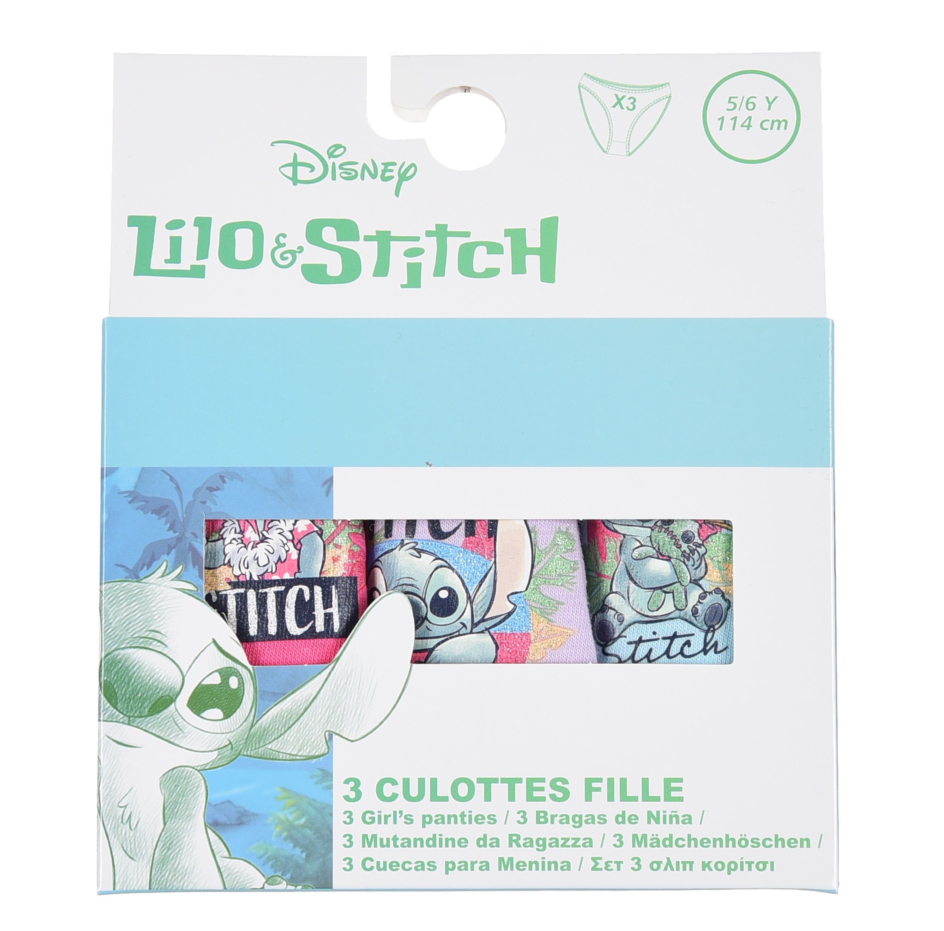 SADA 3 KS KALHOTKY LILO A STITCH