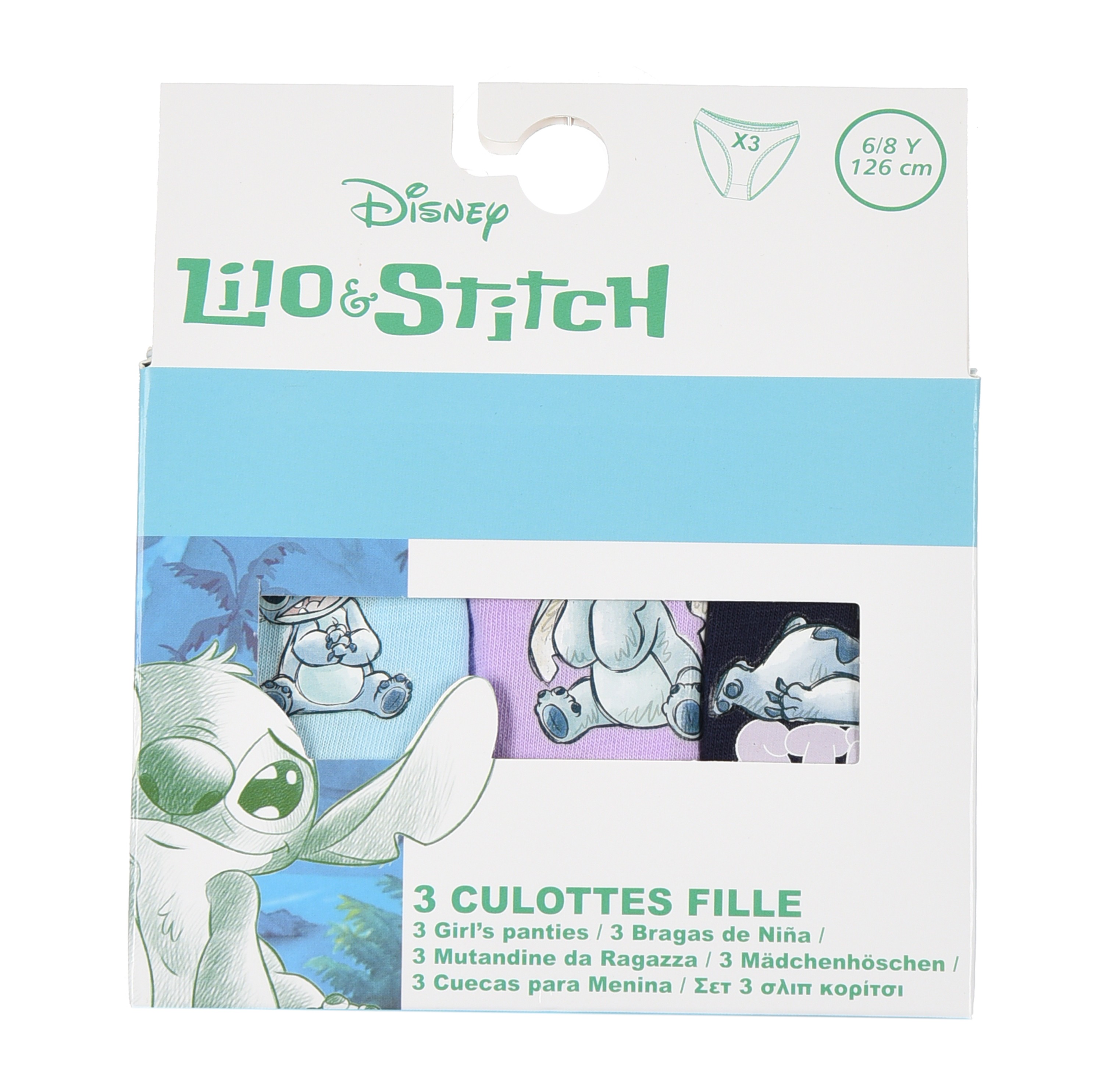SADA 3 KS KALHOTKY LILO A STITCH