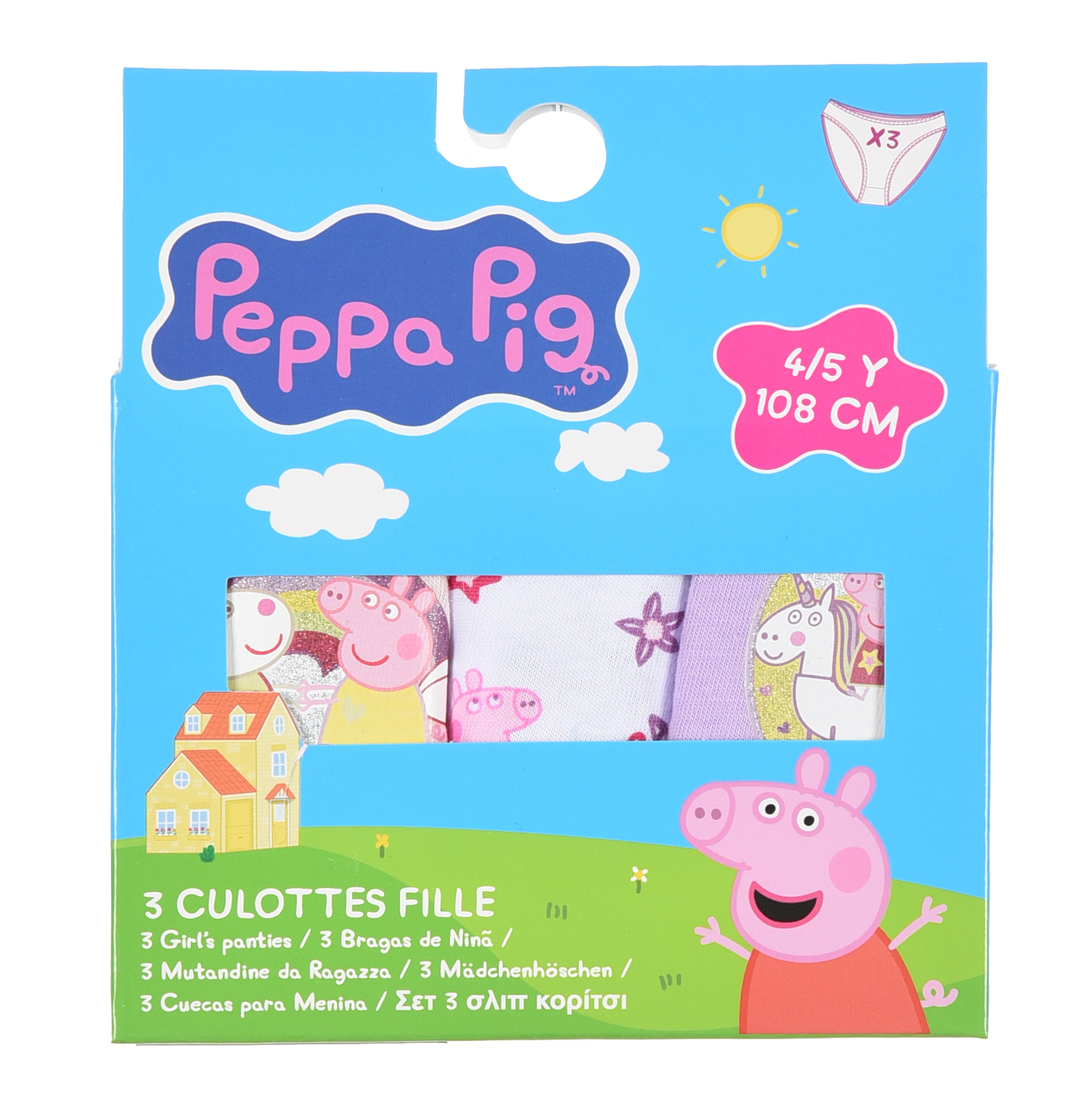 Sada 3 ks kalhotky Peppa pig
