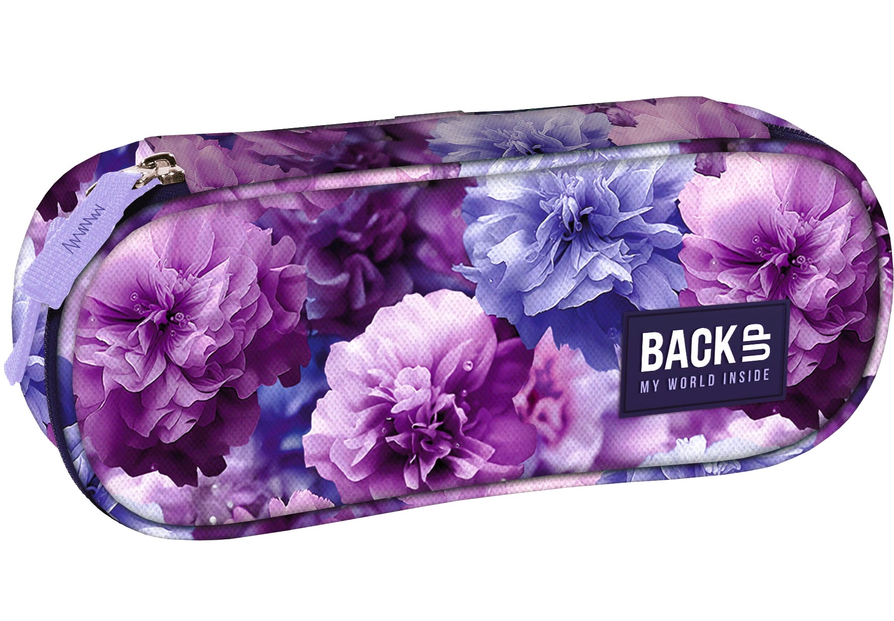 Penál etue BackUP - Fialové květy