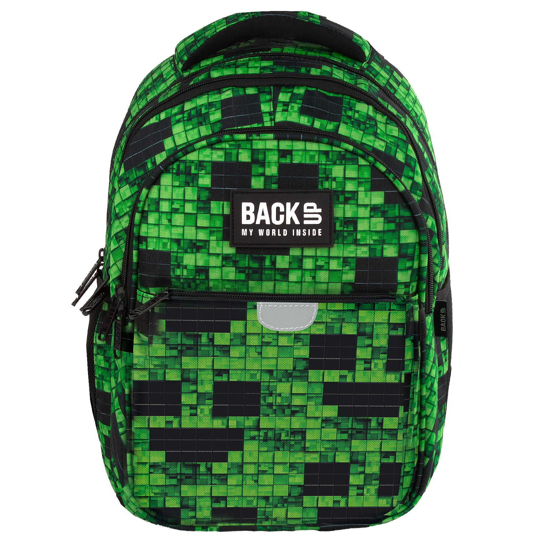Školní batoh BackUP Slinker zelený 24 l
