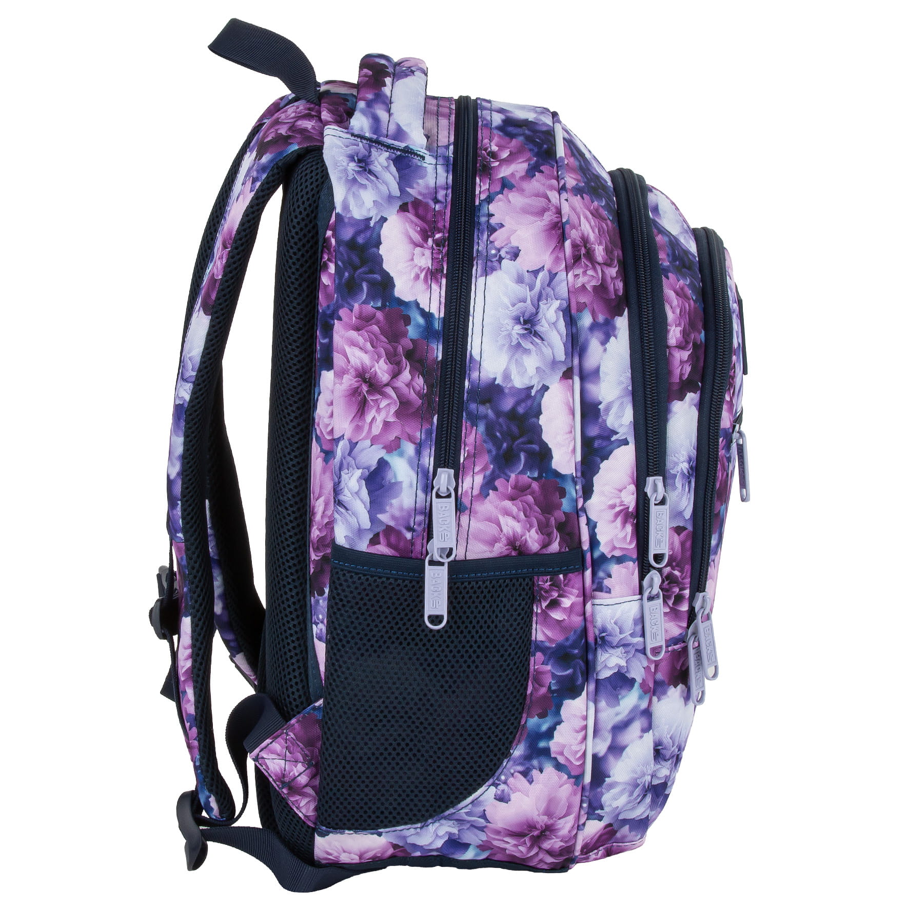 Školní batoh BackUP Violet Bloom
