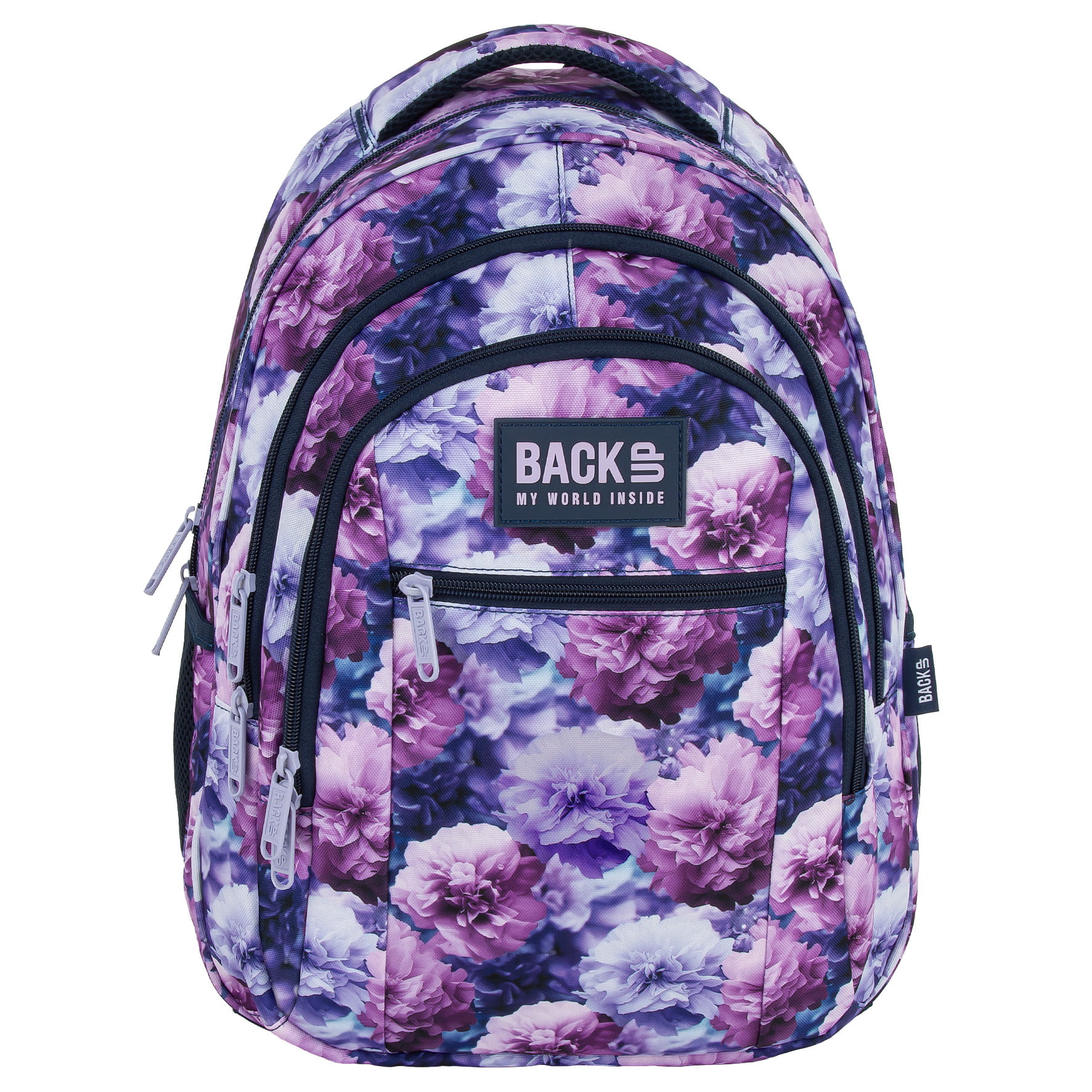 Školní batoh BackUP Violet Bloom